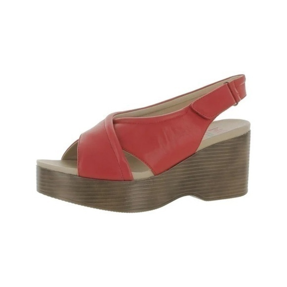 NATIONAL COMFORT 7.5 Alanis Red Slingback Sandals NIB